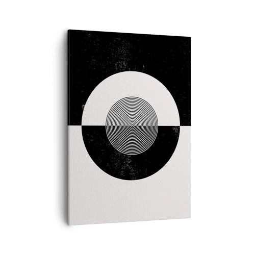 Obraz na plátně - Harmonie v černé a bílé - 50x70 cm