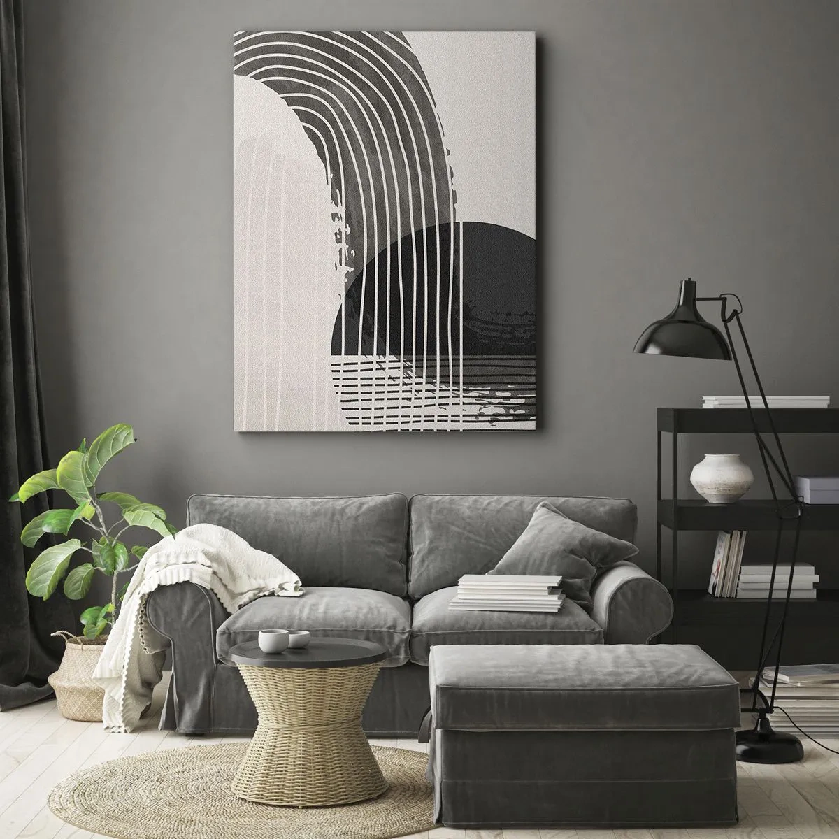 Obraz na plátně - Tam a zpět - 55x100 cm
