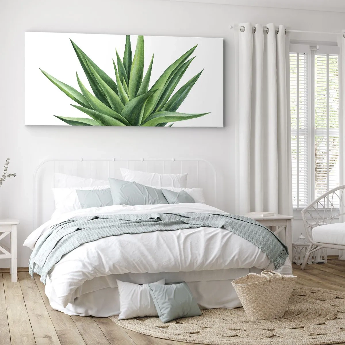 Obraz na plátně - Zelená – síla – život - 100x40 cm