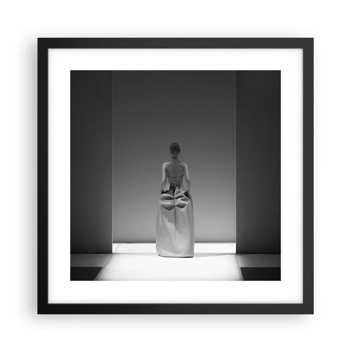 Plakát v černém rámu - Rafinovaná jednoduchost - 40x40 cm