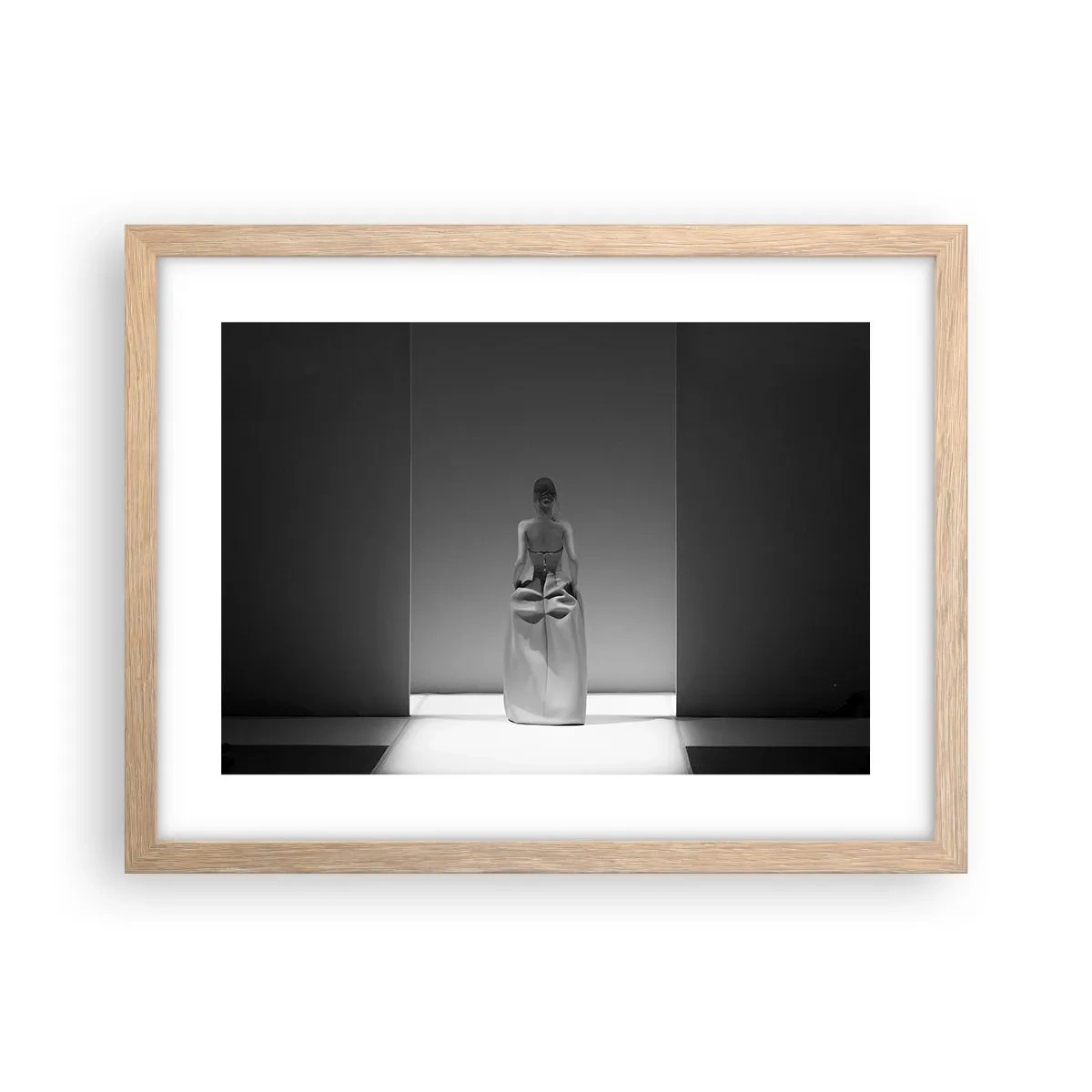 Plakát v rámu světlý dub - Rafinovaná jednoduchost - 40x30 cm