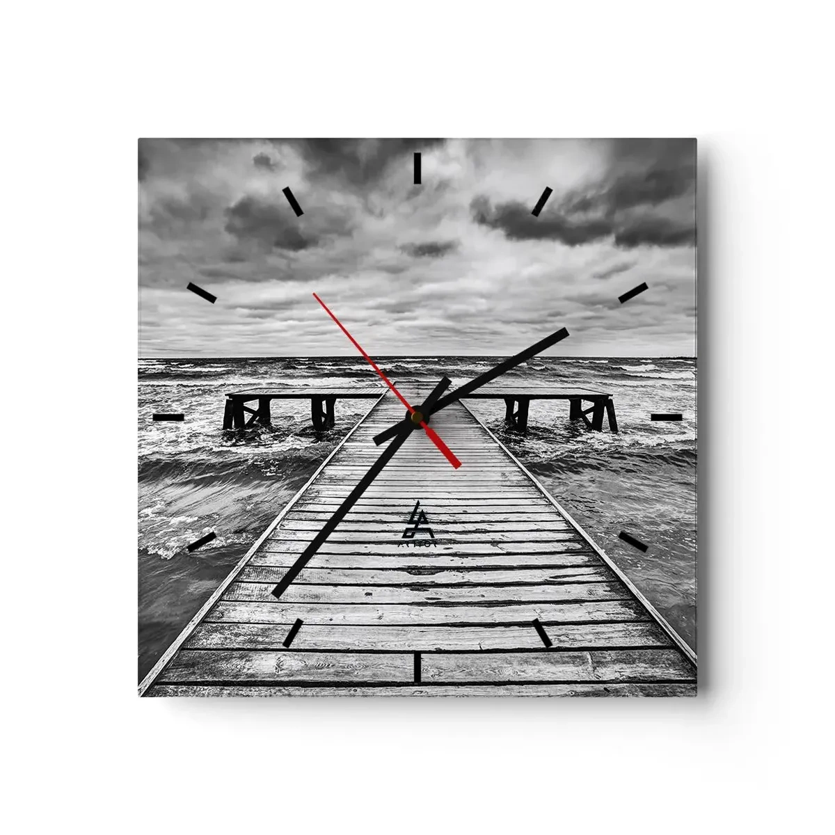 Nástěnné hodiny - Čekám na vítr, co rozfouká… - 40x40 cm