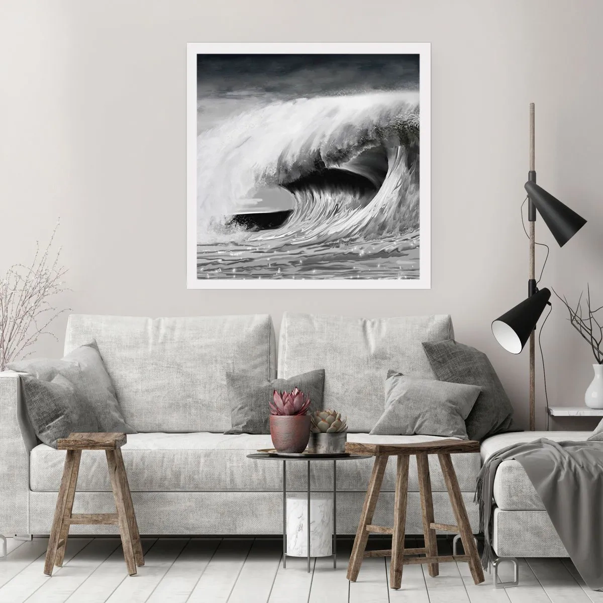 Plakát - Hněv oceánu - 60x60 cm