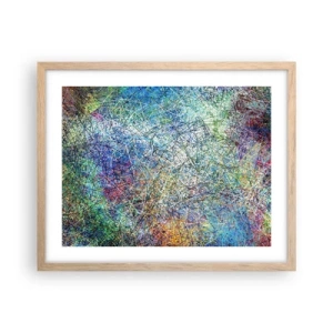 Plakát v rámu světlý dub - To není tak jednoduché - 50x40 cm