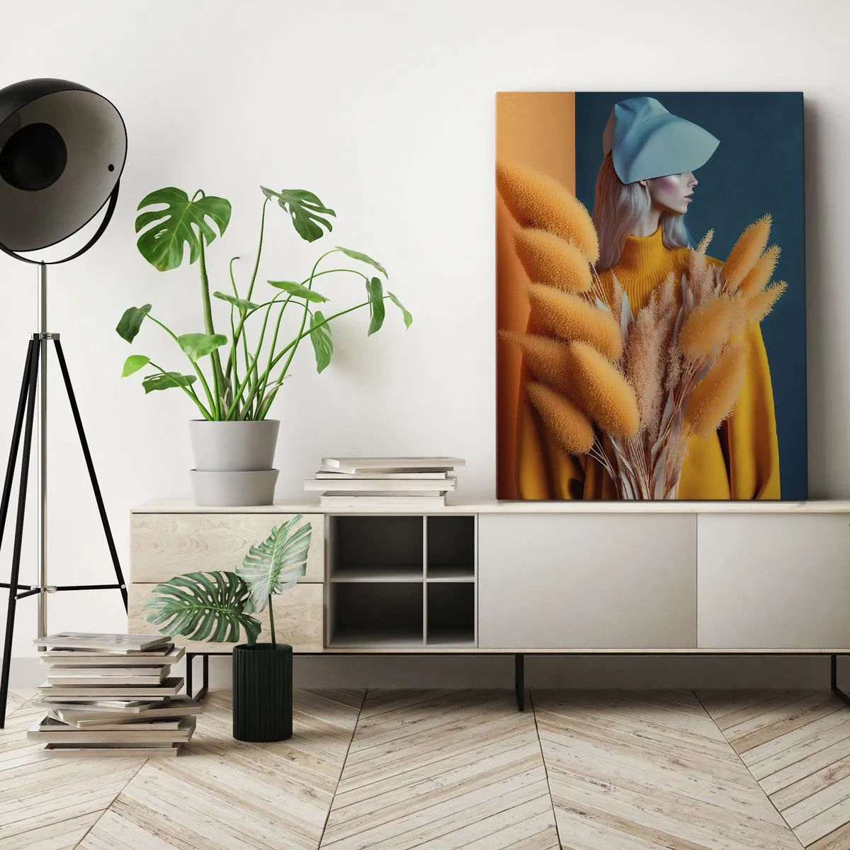 Obraz na plátně - Chlupatý portrét - 80x120 cm