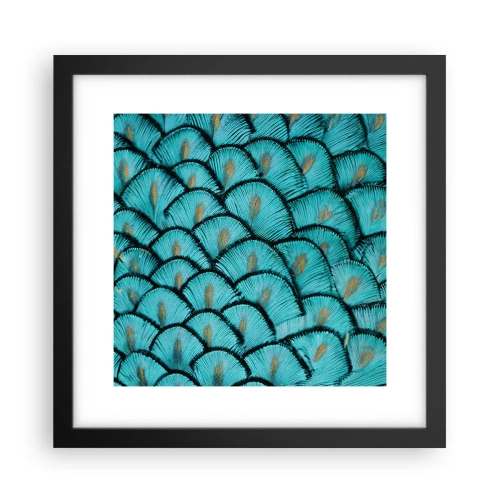 Plakát v černém rámu - Velká slavnost peří - 30x30 cm