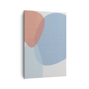Obraz na plátně - Pastelové vztahy - 70x100 cm