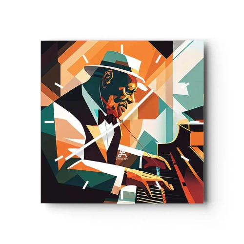 Nástěnné hodiny - Celý tento jazz - 30x30 cm
