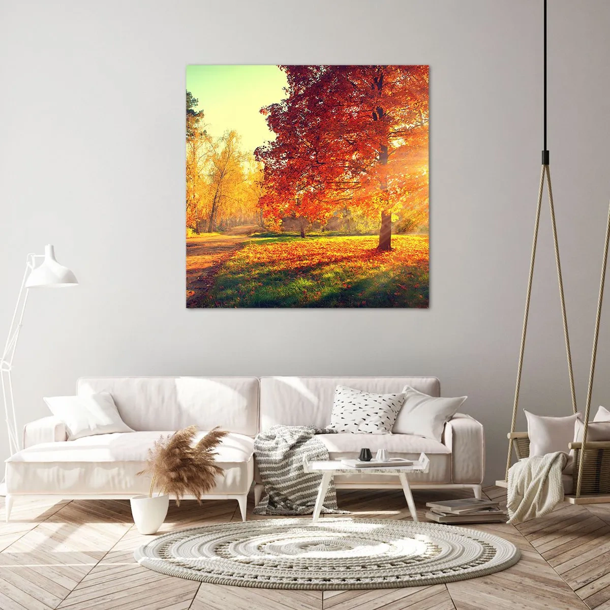 Obraz na plátně - Rudé je krásné - 40x40 cm