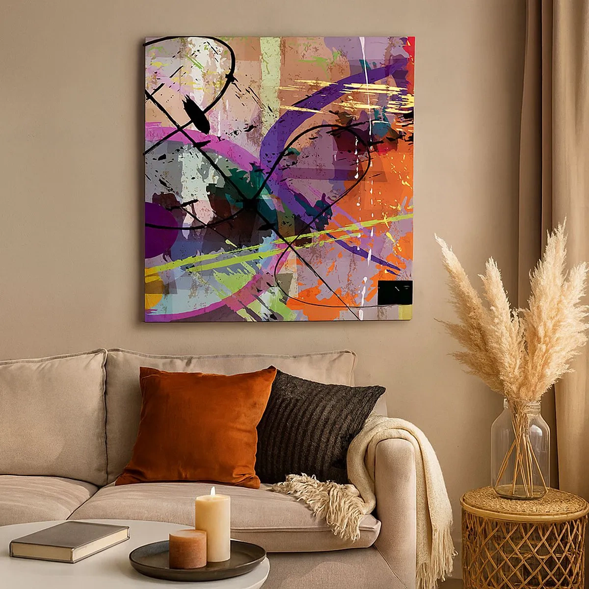 Obraz na plátně - Lze přímo nebo kolem - 30x30 cm