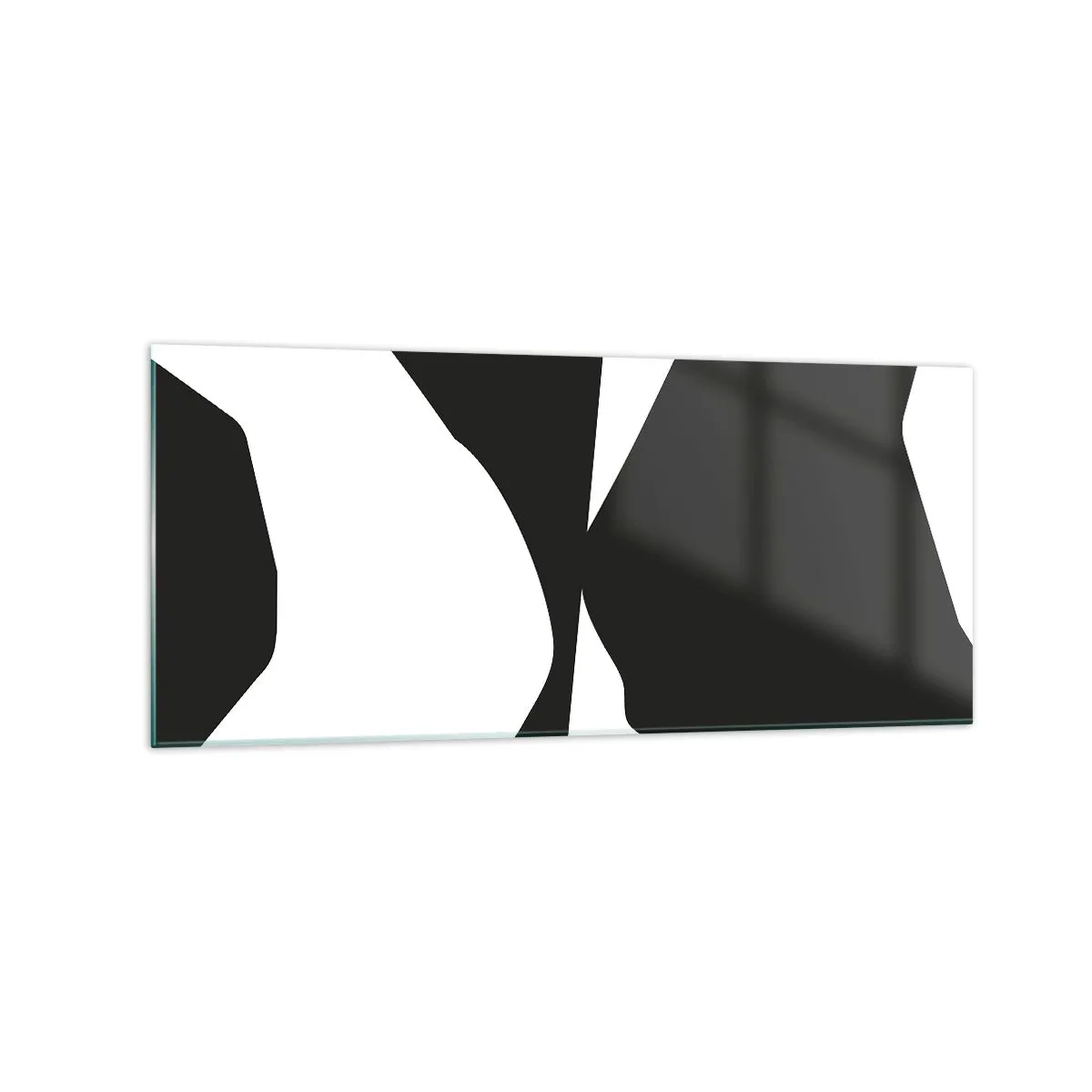 Obraz na skle - Positive-negative - 120x50 cm