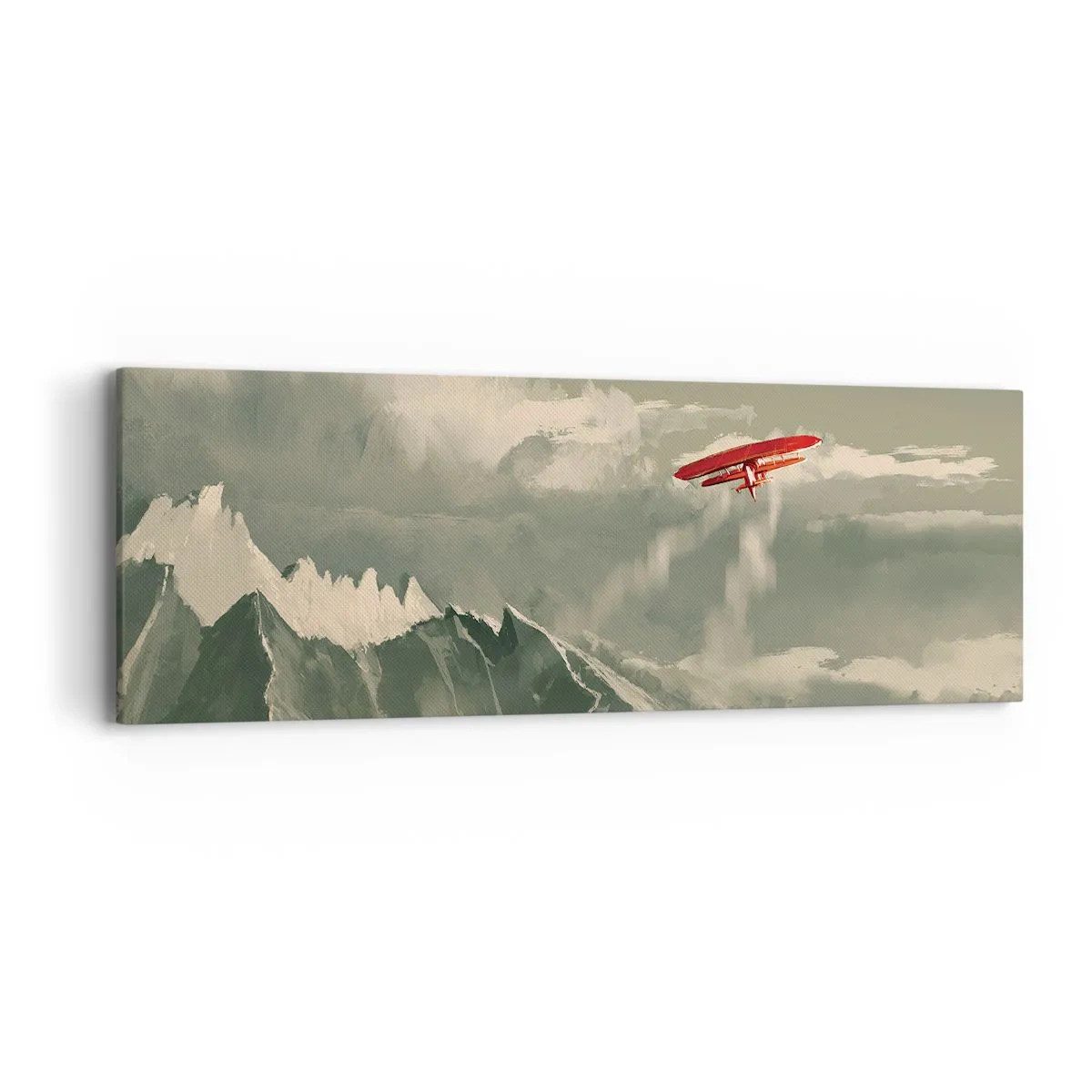 Obraz na plátně - Nebojácný průkopník - 90x30 cm