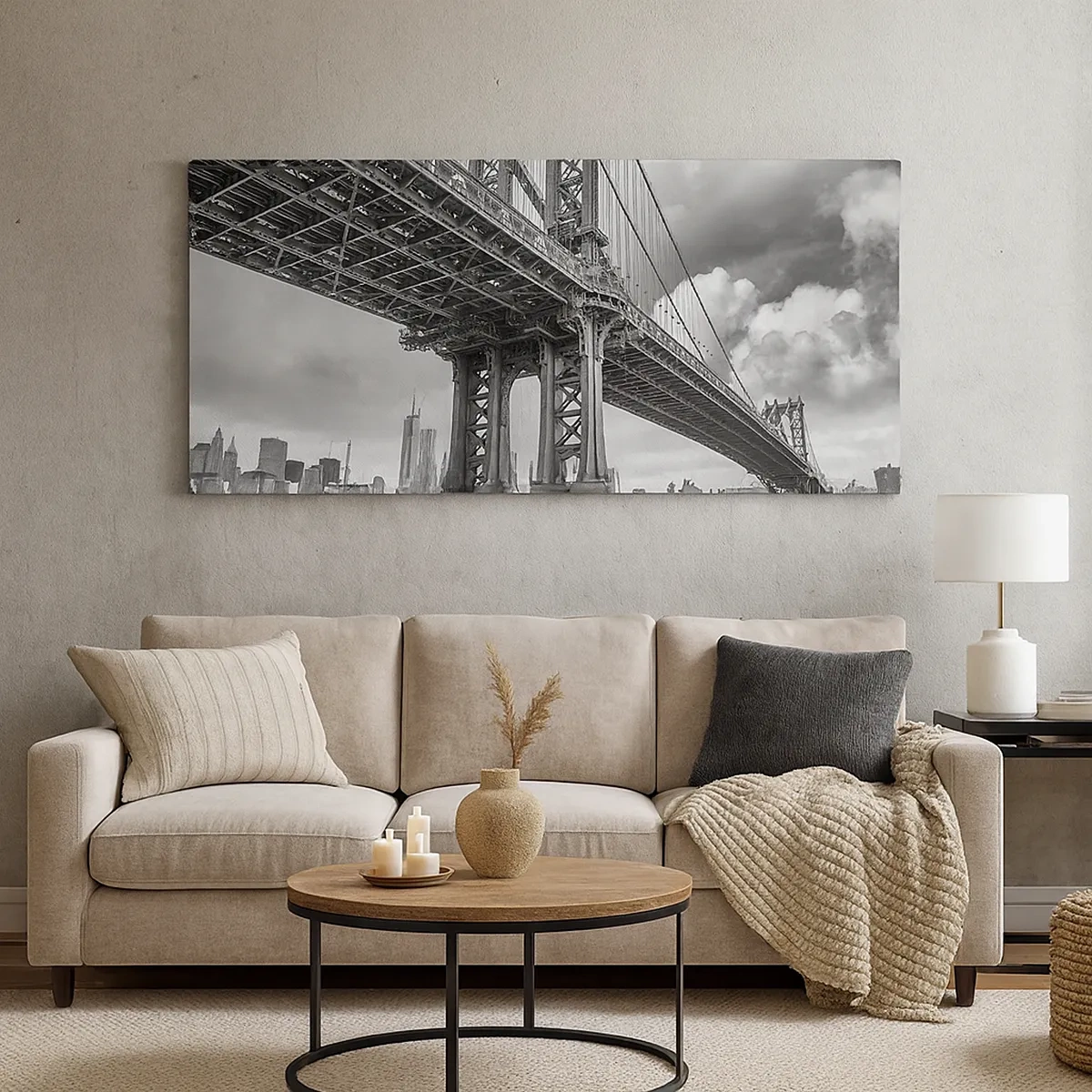 Obraz na plátně - Do srdce města - 30x30 cm