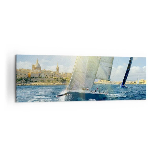 Obraz na plátně - Čas odjet z města - 160x50 cm