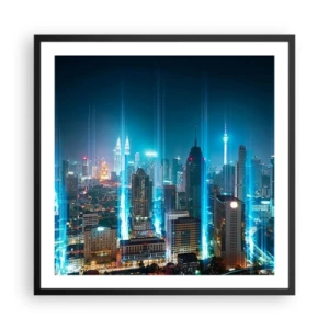 Plakát v černém rámu - Berlinským způsobem do nebe - 60x60 cm