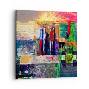 Obraz na plátně - Vztahy a emoce - 30x30 cm