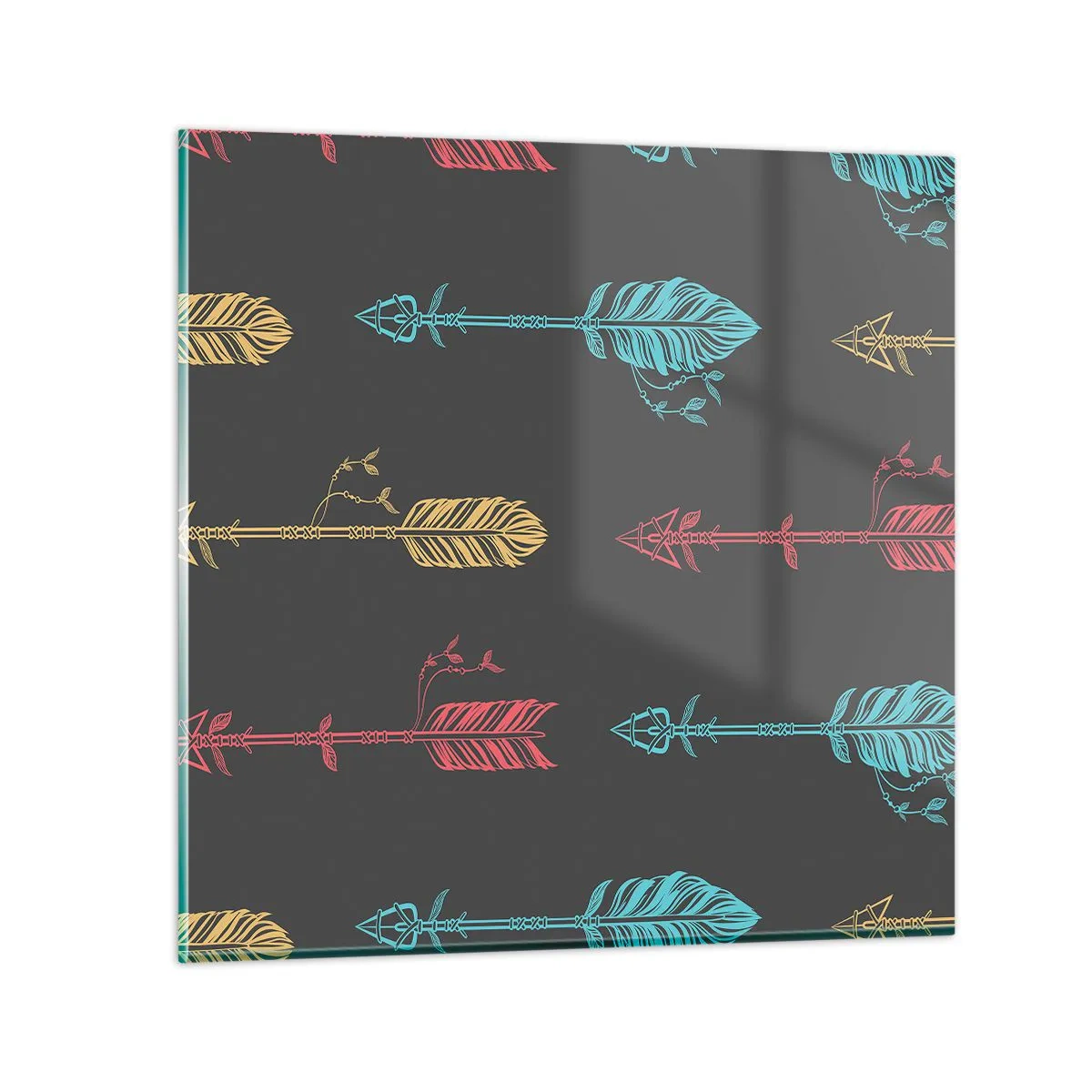 Obraz na skle - V lati - 40x40 cm