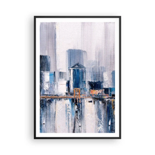 Plakát v černém rámu - Newyorská imprese - 70x100 cm