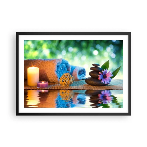 Plakát v černém rámu - Čas pro tělo - 70x50 cm