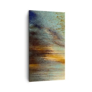 Obraz na plátně - Nenáhodná barevná kompozice - 45x80 cm