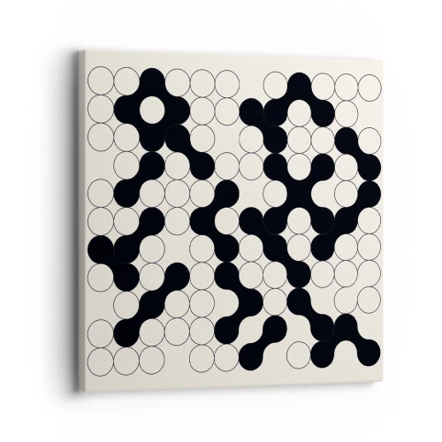 Obraz na plátně - Čínská hra – variace - 30x30 cm