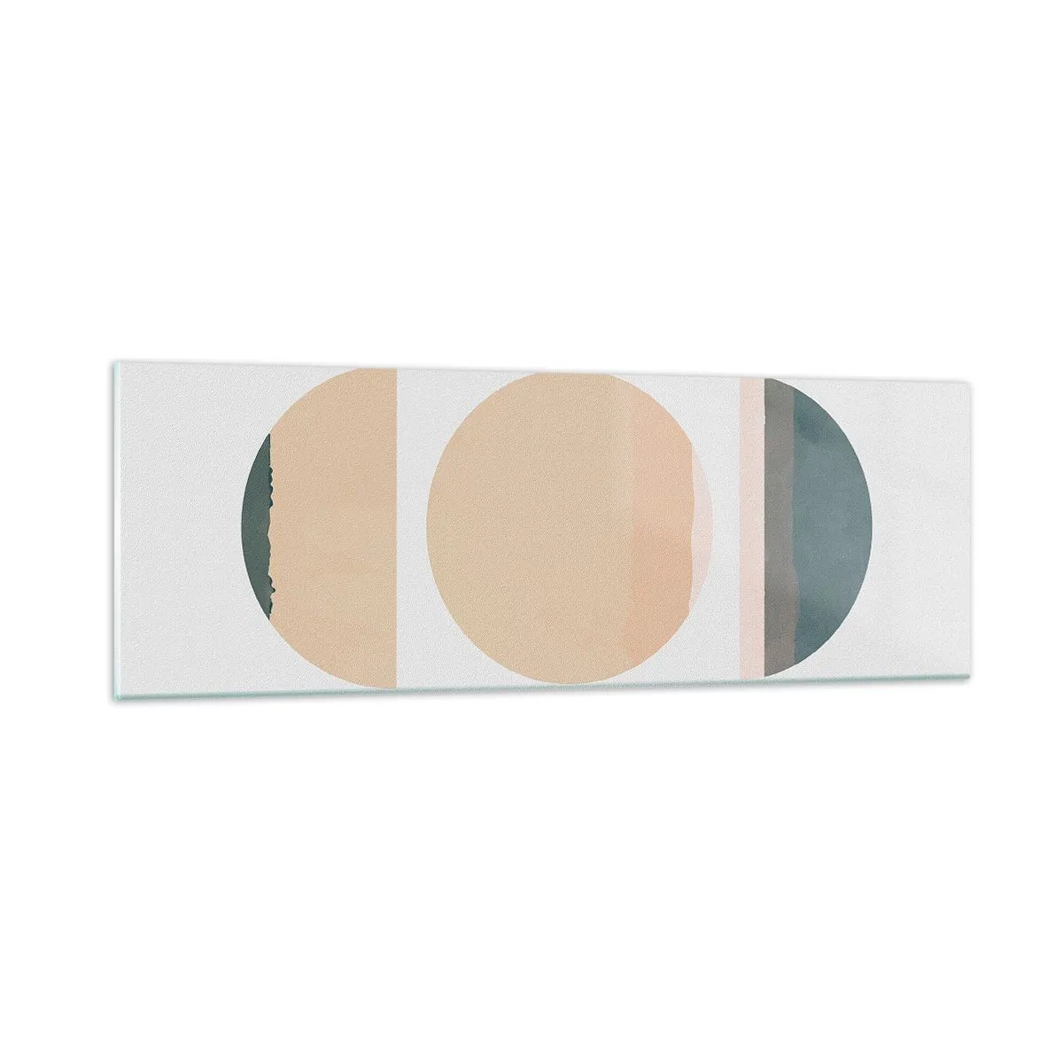 Obraz na skle - Kruh za kruhem - 90x30 cm