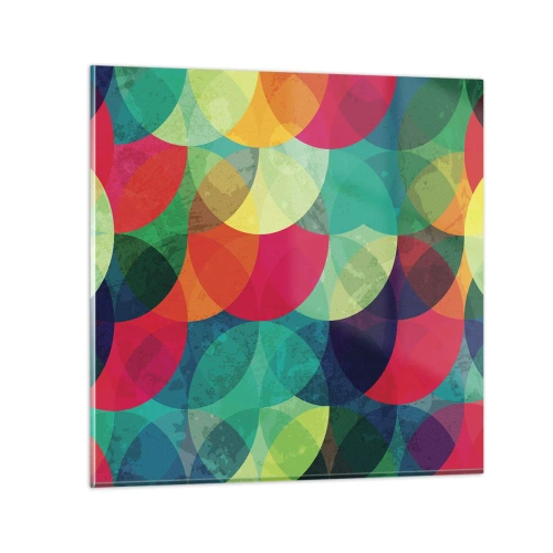 Obraz na skle - Vstoupit do duhy - 50x50 cm