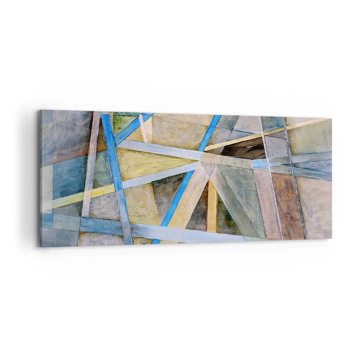 Obraz na plátně - Přímo nebo diagonálně? - 120x50 cm
