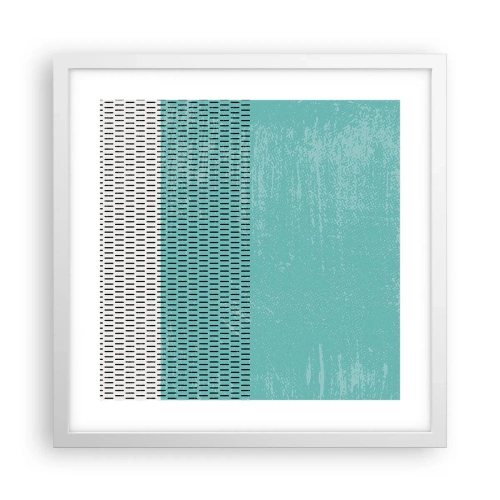 Plakát v bílém rámu - Vyvážená kompozice - 40x40 cm