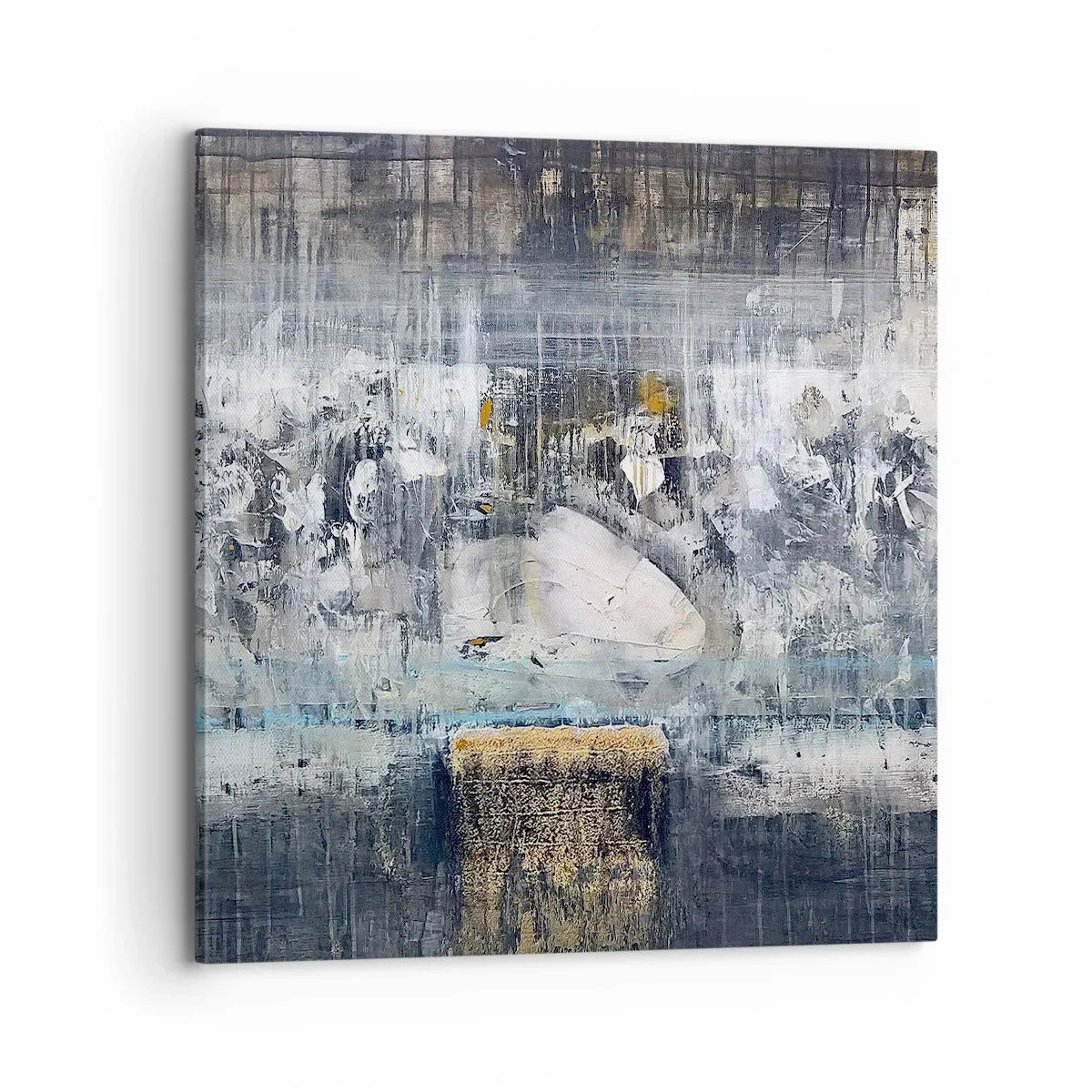 Obraz na plátně - Jako na ledě, tak i na hroudě - 70x70 cm