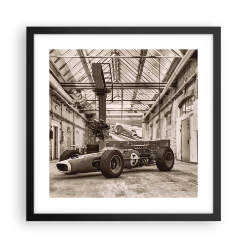 Plakát v černém rámu - Odpočinek vítěze - 40x40 cm