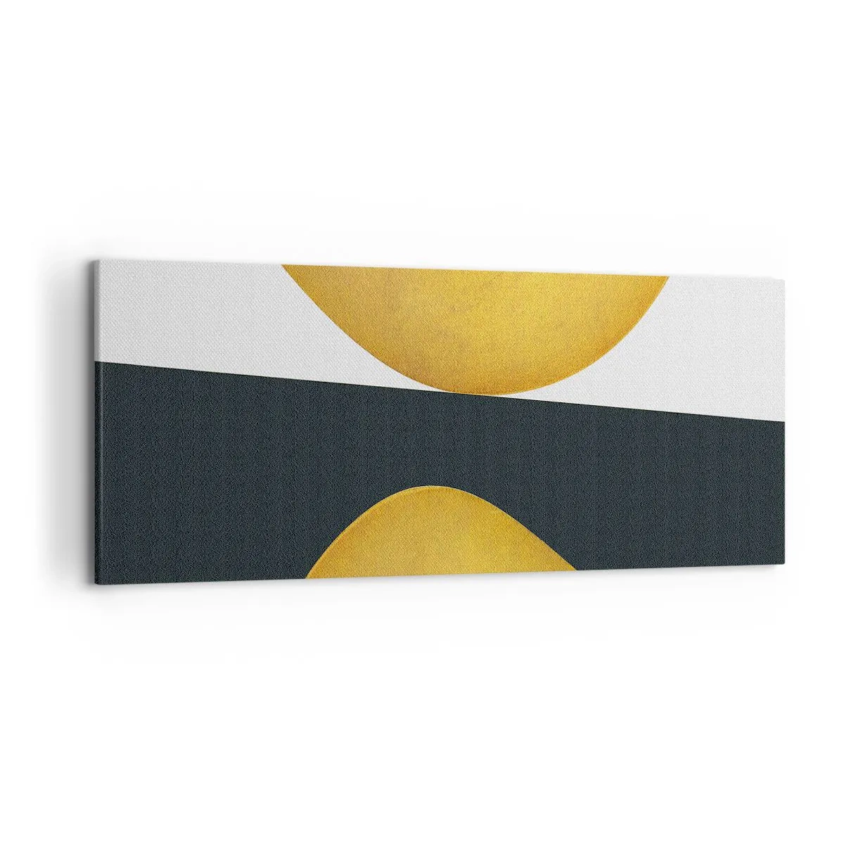 Obraz na plátně - Zaprvé: zlato - 120x50 cm