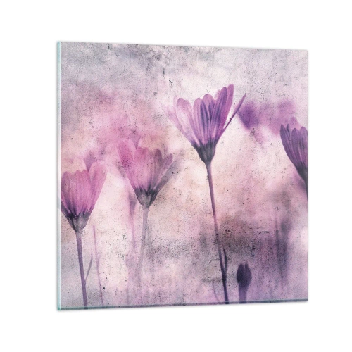 Obraz na skle - Sen květin - 50x50 cm