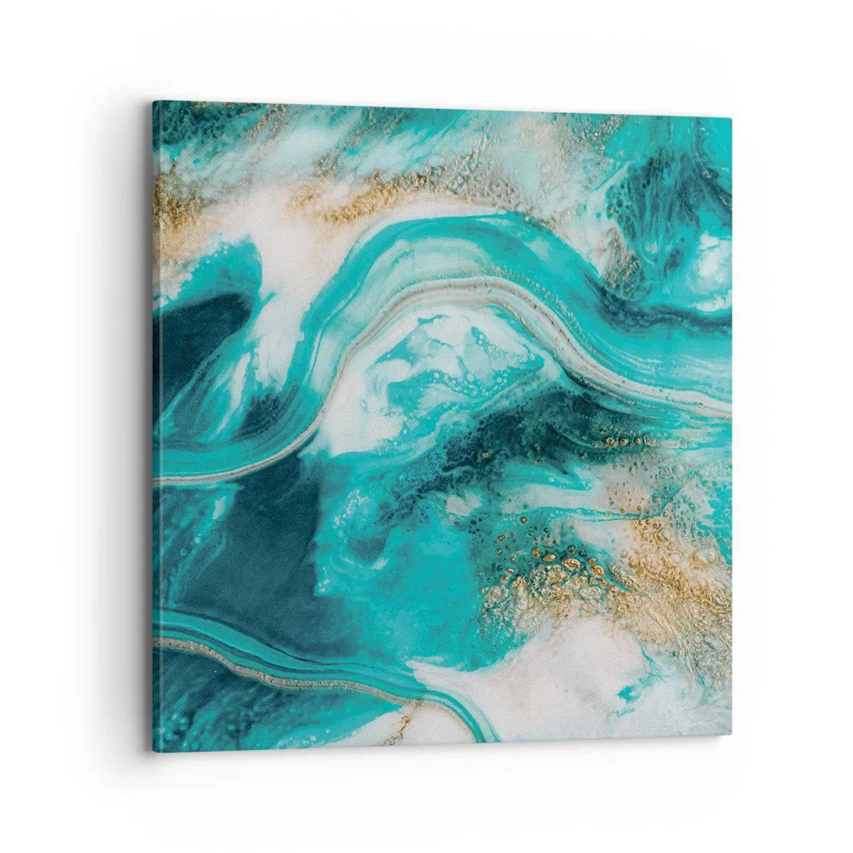 Obraz na plátně - Řeka zlata - 70x70 cm