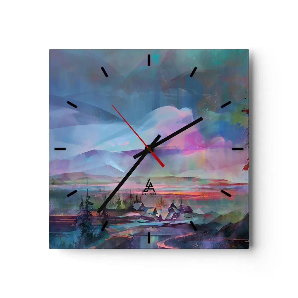 Nástěnné hodiny - Pod přátelským nebem - 30x30 cm
