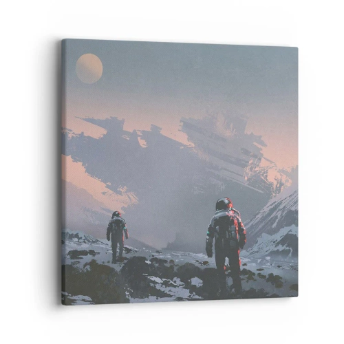 Obraz na plátně - Pod neznámou hvězdou - 40x40 cm