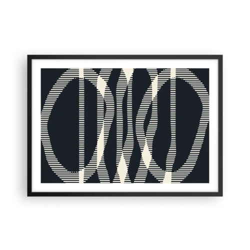 Plakát v černém rámu - Pokus o prolomení temnoty - 70x50 cm