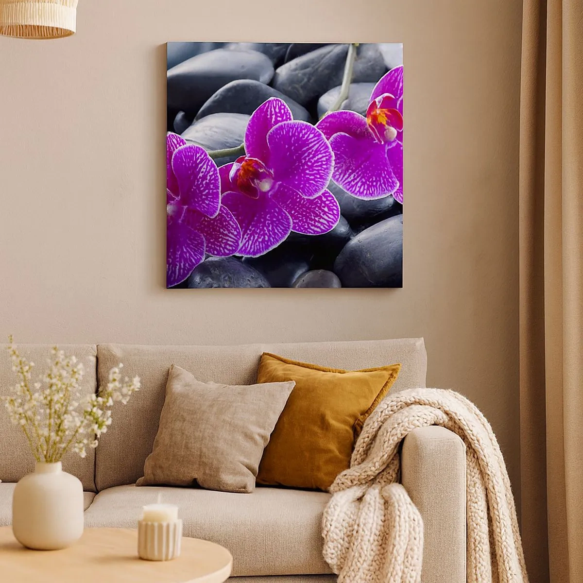 Obraz na plátně - Kameny se rozzářily nadšením - 30x30 cm