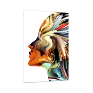 Obraz na skle - Exploze představivosti - 70x100 cm