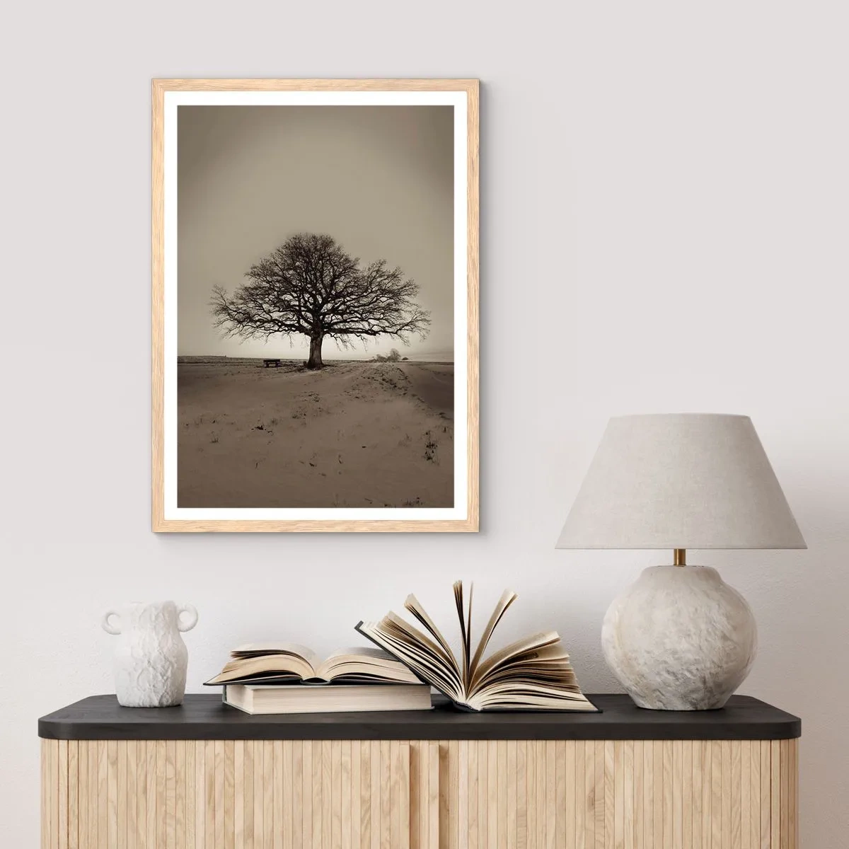 Plakát v rámu světlý dub - Odtud až na věčnost - 70x100 cm