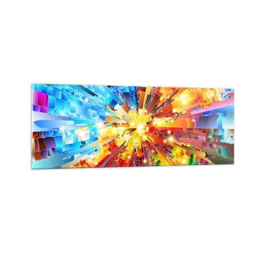 Obraz na skle - In medias res - 140x50 cm