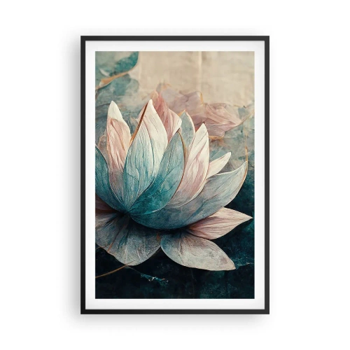 Plakát v černém rámu - Hvězdy a jezero - 61x91 cm