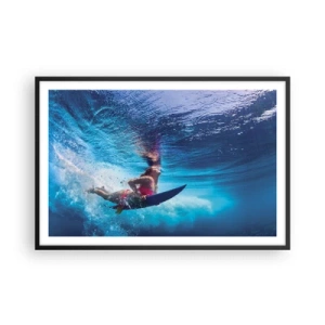 Plakát v černém rámu - Hloubka radosti - 91x61 cm