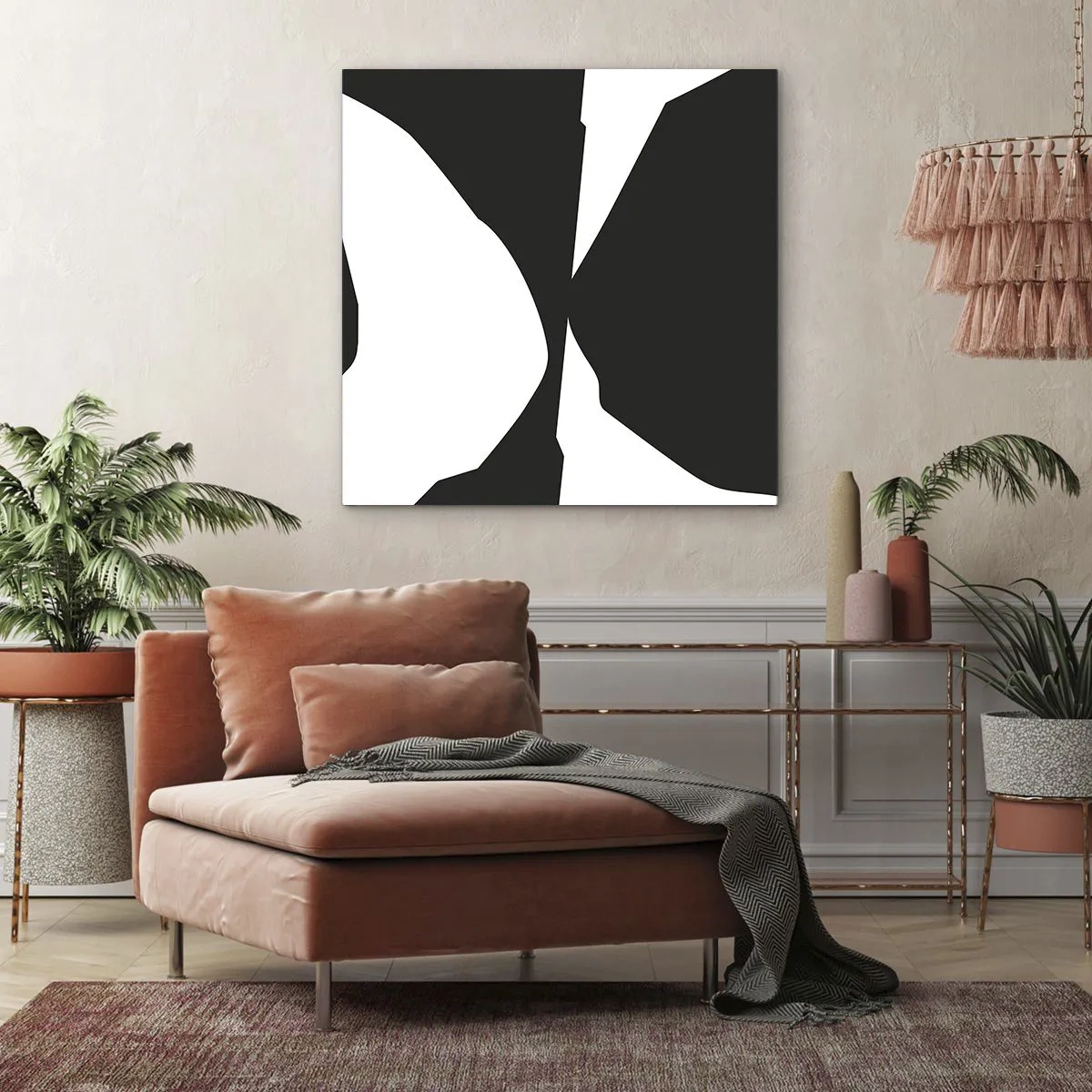 Obraz na plátně - Positive-negative - 40x40 cm