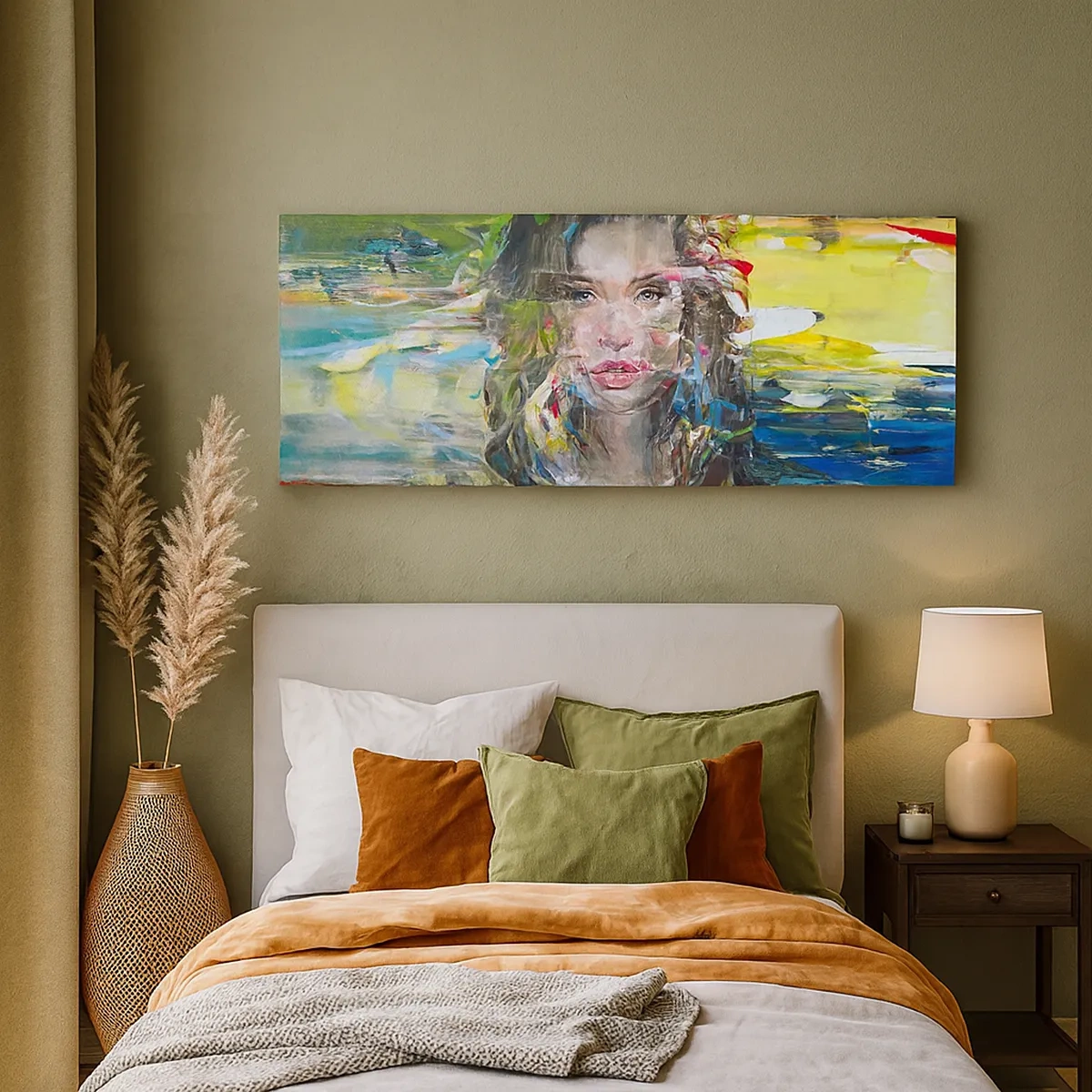 Obraz na plátně - Za závojem vzduchu - 30x30 cm