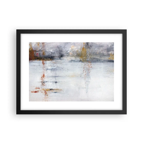 Plakát v černém rámu - Za závojem vzduchu - 40x30 cm