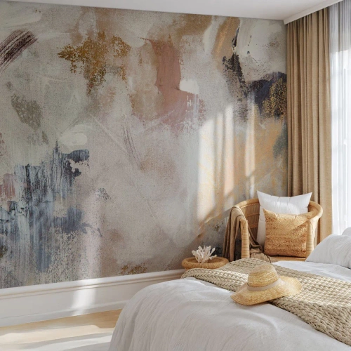 Fototapeta Premium Sand - Mlhavá abstrakce - Kus, Abstrakce, Minimalismus - 500x350 cm