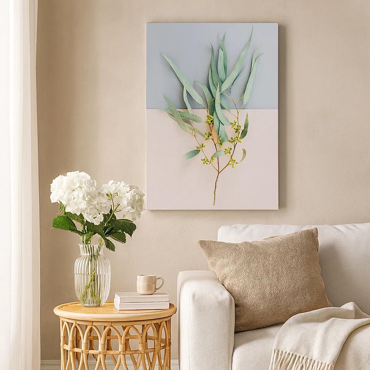 Obraz na plátně - Pastelová jemnost - 50x70 cm