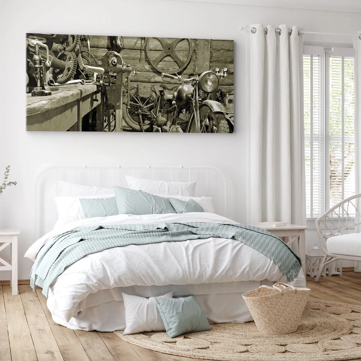 Obraz na plátně - V kůlně strýce Vládi - 100x40 cm