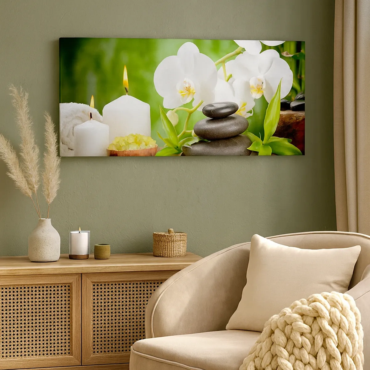 Obraz na plátně - Voňavý, květinový, jemný dotek - 30x30 cm